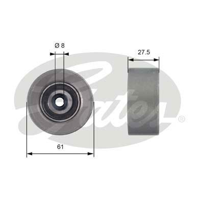 Ролик обводной T42151 (7786-21487) T42151 GATES