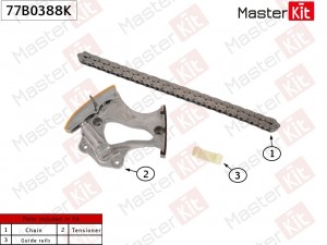 Комплект цепи ГРМ VAG CREC (3.0 TFSI) 77B0388K 77B0388K MASTER KIT
