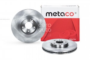 Диск тормозной передний вентилируемый 3050333 METACO