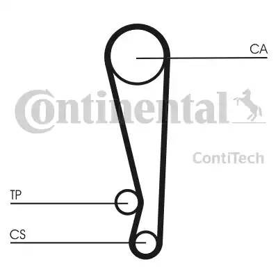 Ремень зубчатый CT1024 CT1024 CONTITECH
