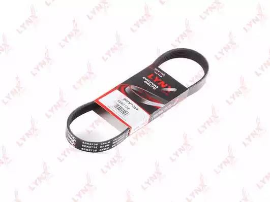 Ремень поликлиновой 6PK0738 LYNXAUTO