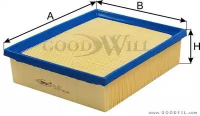Фильтр воздушный AG217 AG 217 GOODWILL