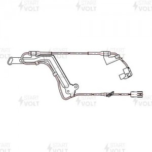 Датчик ABS для а/м Mazda 323 (98-) перед. лев. (VS-ABS 2504) VSABS2504 START VOLT