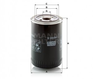 Фильтр масляный W940/34 W 940-34 MANN FILTER