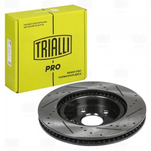 Диск торм. Toyota Camry (18-)/RAV4 (18-) перед. d=305 (перф/слот/окраш) (DF 5200 DF 5200S TRIALLI