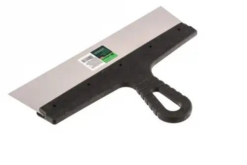 Шпатель фасадный 300мм нержавеющая сталь пластиковая ручка СИБРТЕХ 85442 SIBRTEC