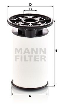 Фильтр топливный PU7014Z PU 7014 Z MANN FILTER