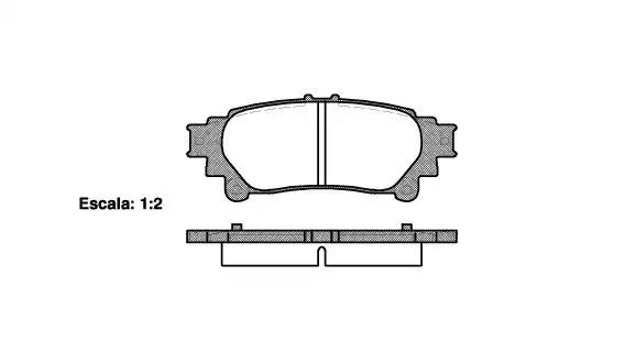1395 00 [044660E010] !колодки дисковые з.\ Lexus RX 350 09> 1395 00 REMSA