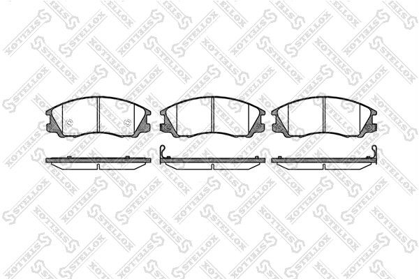 771 32=D11139M-01 !колодки дисковые п.\ Hyundai Terracan 2.5TD/2.9CRDi/3.5i V6 0 782-032-SX STELLOX