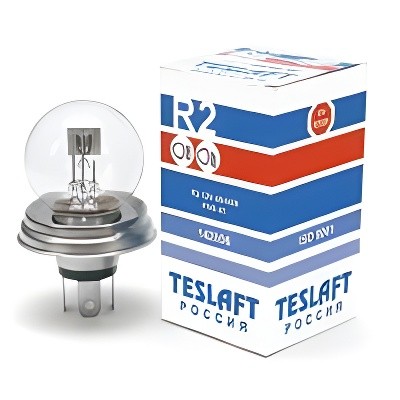 Лампа 12V R2 45/40W P45t-41 1000/860лм Стандарт TESLAFT (Россия) 142806 TESLAFT