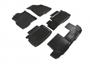 Коврик салона CHERY Tiggo 8 (17-) / 8 Pro (21-),8 ProMax (22-) полиуретан черный 94469 SEINTEX