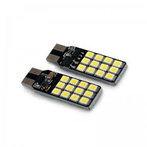 к-т ламп! светодиодных T107 T10 (W2.1x9.5D) 24SMD 2835, блистер 2шт, белый\ A78457S AVS