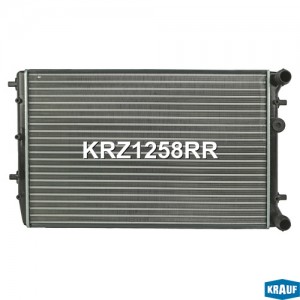Радиатор VW Polo (01-09) охлаждения двигателя KRAUF KRZ1258RR KRAUF