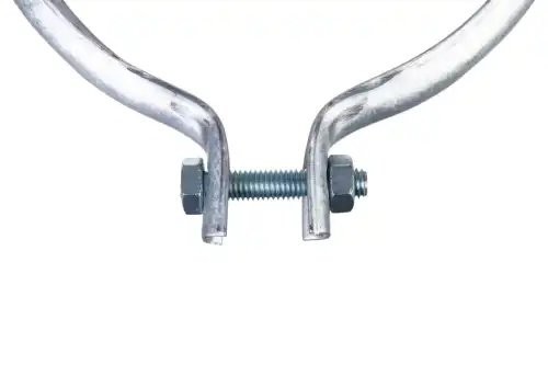 хомут глушителя! (нерж) E-line D=127 L=180 H=30 V-образный\ DAF 95XF Z58508 ZENTPARTS