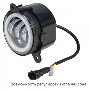 Фара светодиод, регулир.свет.гр-ца, Лада 2170-72, Газель, 32W Б,ДХО, кмпл 2шт. P ALED076 AIRLINE