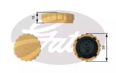 Крышка бачка расширительного CHEVROLET Lacetti(05-),Aveo(06-) GATES RC201 GATES