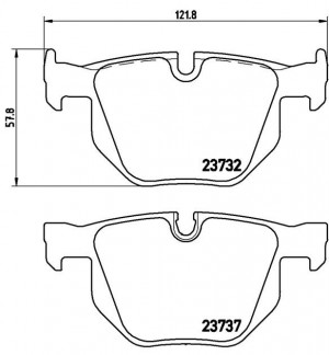 Колодки тормозные P06033 P06033 BREMBO