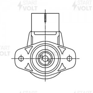 Датчик дросс. засл. для а/м Suzuki Grand Vitara (98-) 1.6i-2.7i/Jimny (14-) 1.3i VSTP2401 START VOLT
