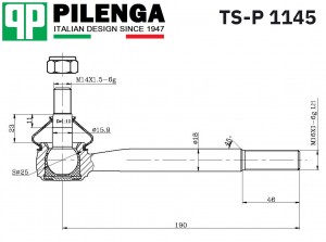Наконечник рулевой ВАЗ 2123 TS-P1145 TSP1145 PILENGA