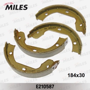 Колодки стояночного тормоза BMW E60/E65/E83/E53/E70/VW T5 03-09/TOUAREG 2.5D 03- E210587 MILES