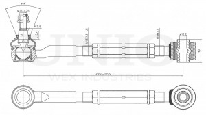 Рычаг подвески поперечный задний SSP-40121 UNIO