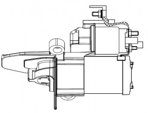 Стартер для а/м Chevrolet Onix (19-)/Tracker (19-) 1.2T 1,2кВт (LSt 0518) LSt 0518 START VOLT