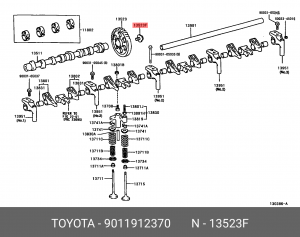 Крепеж 9011912370 Toyota 90119-12370 TOYOTA
