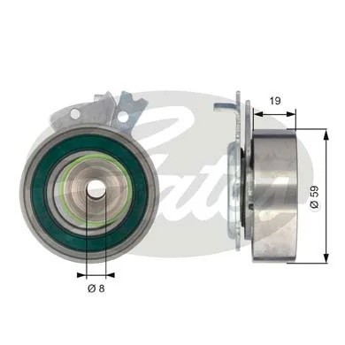 Натяжной ролик привода ГРМ PowerGrip® T43038 GATES