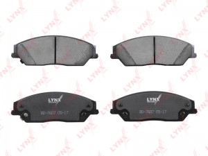 Колодки тормозные дисковые передние BD-7607 LYNXAUTO