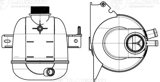 Бачок расширит. охл. жидкости для а/м Лада LarguS(12-)/RenaulTLogaN(08-)/Duster  LET 0938 LUZAR