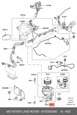 болт кронштейна!\ Land Rover KYG500380 LAND ROVER