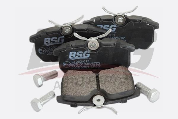 Колодки тормозные FORD Focus 1 (98-05) задние (4шт.) BSG BSG30200019 BSG