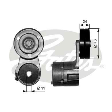 Натяжитель ремня Kerax, Premium (dCi11, R6 11L 420 Hp); MAZ (Renault) T38562 GATES