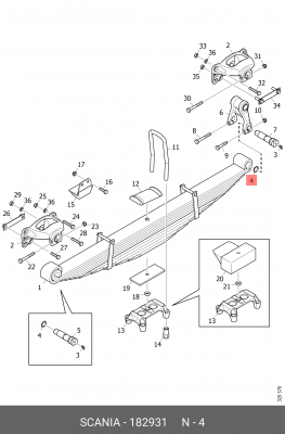 Кольцо 182931 SCANIA