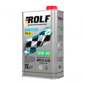 Масло моторное ROLF KRAFTON P5 U CI-4/E7/VDS-3 10W40 п/синт.1л 322580 ROLF
