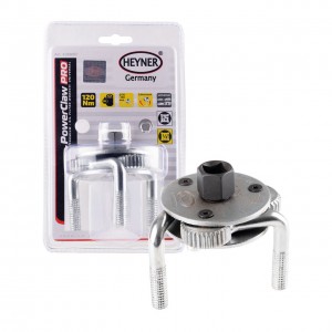 Съемник фильтров масляных краб 70-130мм с адаптером 3/8"Fх1/2"M HEYNER 439000 ALCA