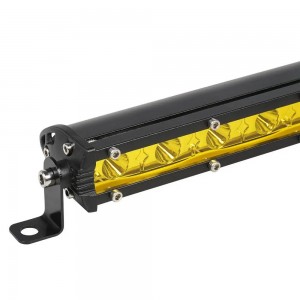 Фара светодиодная (балка) однорядная 12LED, желтый направленный свет, 18Вт, 343x ALED163 AIRLINE