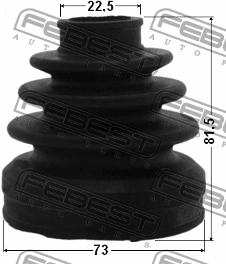 Пыльник ШРУСа внутренний HONDA PILOT YF4 2009-2011 0315-YF4TR 0315-YF4TR FEBEST