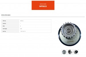 Насос водяной DAEWOO Nexia (95-) (1.5 DOHC) CHEVROLET Lanos (97-) (1.5/1.6 DOHC) WP5023 VALEO PHC