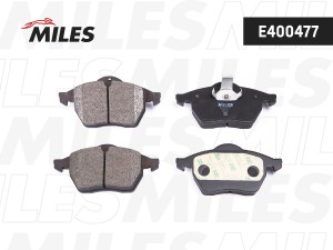 Колодки тормозные передние (Смесь Low-Metallic) OPEL ASTRA G 2.0/VECTRA B/ZAFIRA E400477 MILES