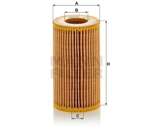 Фильтр масляный MERCEDES S (W202),C (W203),E (W210,W211),ML (W163),G (W463),Spri HU7181K MANN FILTER