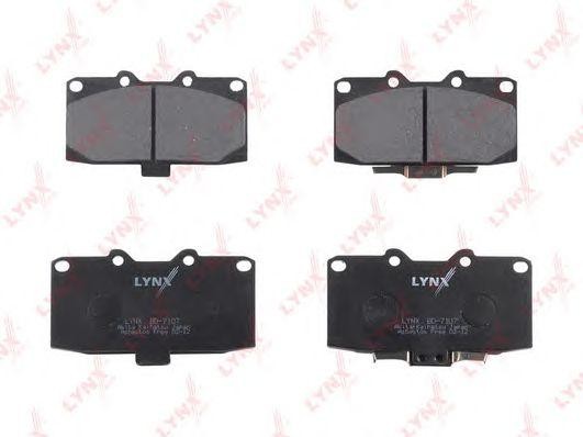 Колодки тормозные дисковые передние BD-7107 LYNXAUTO