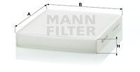 Фильтр воздушный салона FORD Focus 2 (04-) VOLVO C30,S40 MANN CU2440 MANN FILTER