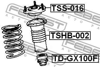 Опора амортизатора TSS-016 TSS-016 FEBEST