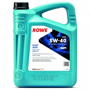 Масло моторное ROWE HIGHTEC SYNT ASIA C3/SN/CF 5W40 синт.4л 20246-0040-99 ROWE