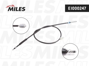 Трос стояночного тормоза левый MAZDA 3 1.4-2.0 EI000247 EI000247 MILES