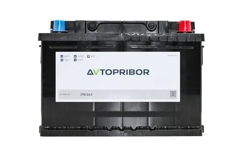 аккумуляторная батарея! 75Ah 770А +справа 278x175x190 B0750AVT AVTOPRIBOR