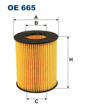 Фильтр масляный FORD Mondeo 3 (00-),4 (07-) (2.3) MAZDA 6 (02-) FILTRON OE665 FILTRON