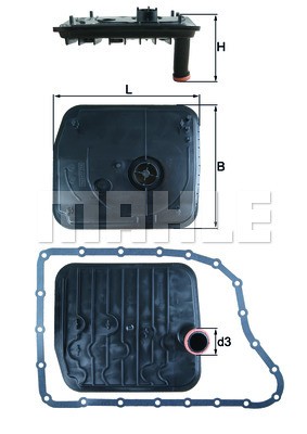 Фильтр АКПП HX153D MAHLE KNECHT