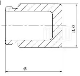 Поршень суппорта задний d=35 мм RCF052108 TRIALLI